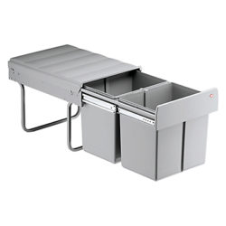 Wesco Pull-out Recycling Bin, 2 x 15L